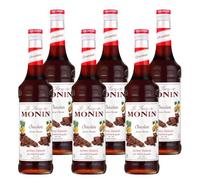 Le Sirop de Monin Chocolate - Chocolat - Cioccolato | Sciroppo al Cioccolato con Aromi Naturali | Confezione da 6 Bottiglie da 70cl