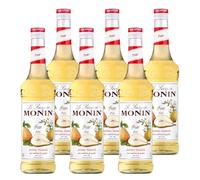 Le Sirop de Monin Pear - Poir - Pera | Sciroppo alla Pera con Aromi Naturali | Confezione da 6 Bottiglie da 70cl
