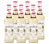 Le Sirop de Monin White Chocolate - Chocolat Blanc - Cioccolato Bianco | Sciroppo al Cioccolato Bianco con Aromi Naturali | Confezione da 6 Bottiglie da 70cl
