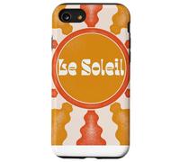Le Soleil grafico groovy sole estivo Custodia per iPhone SE (2020) / 7 / 8