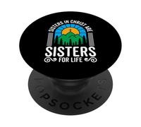 Le sorelle in Cristo sono Sorelle per la Vita Dio Cristiano Bibbia PopSockets PopGrip Adesivo