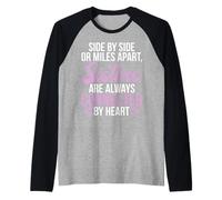 Le Sorelle Sono Sempre connesse da Heart Sister Maglia con Maniche Raglan