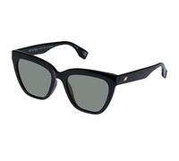Le Specs Enthusiplastic Black - Occhiali da sole da donna CAT-EYE a forma di montatura con alta protezione UV LSU2229565, Green Mono/Black