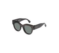 Le Specs Float AWAY - Occhiali da sole polarizzati da donna a forma di montatura rotonda con alta protezione UV, Green Mono polarizzato/nero/ombra