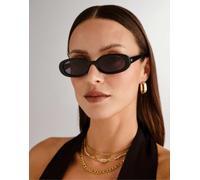 Le Specs - Outta Love - Occhiali da sole ovali neri-Nero No Size