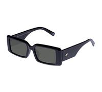 Le Specs THE IMPECCABLE ALT FIT - Occhiali da sole per uomo e donna a forma rettangolare con protezione UV, Green Mono/Black, Taglia unica