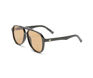 Le Specs TRAGIC MAGIC - Occhiali da sole per uomo e donna a forma di montatura rotonda con protezione UV, Tan Ink/Black, taglia unica