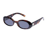 Le Specs Work It! - Occhiali da sole da donna con montatura ovale ad alta protezione UV, Smoke Mono Polarizzato/Dark Tort, Taglia unica