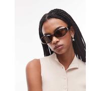 Le Specs - Work It - Occhiali da sole ovali polarizzati marrone cioccolato No Size