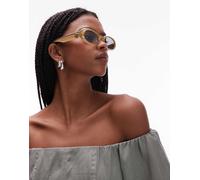 Le Specs - Work It - Occhiali da sole ovali verde oliva No Size