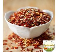 Le Spezie GardenSicily Condimento Tipico Siciliano in stato: Secco Pronto all'uso di altissima qualità - per primi, contorni & secondi (Peperoncino Tritato)