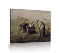 Le spigolatrici di Jean-Francois Millet Dipinti famosi Riproduzione Stampe su tela classiche Opera d'arte Arte della parete per la camera da letto Arredamento della casa 50x60cm cornice interna