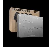 Le Sserafim - Hot - Tin Case Version - incl. Tin Case, Keyring, Magnet, A4 Poster, A2 Poster, Postcard + 10pc Photocard Set