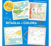 Le stagioni. Ritaglia & colora 3D