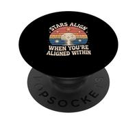 Le stelle di sincronicità sono allineate quando sei allineato all'astronomia PopSockets PopGrip Adesivo