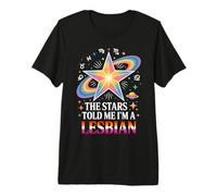 Le Stelle Mi Hanno Detto Che Sono Una lesbica Maglietta Premium