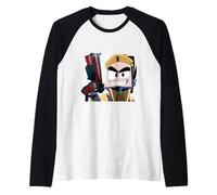 Le storie da brivido Tee Cute Lyon Gamer Maglia con Maniche Raglan