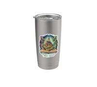 Le storie si svolgono Magic Awaits Book Lover Biblioteca Bookworm Fan Bicchiere termico in acciaio inox doppia parete