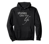 Le storie Sono la mia Vita Reader Scrittore Contatore Storia Felpa con Cappuccio