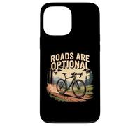 Le strade sono opzionali Gravel Bike Bikepacking Bike Adventure Custodia per iPhone 13 Pro Max