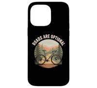 Le strade sono opzionali Gravel Bike Bikepacking Bike Adventure Custodia per iPhone 14 Pro Max