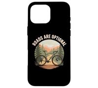 Le strade sono opzionali Gravel Bike Bikepacking Bike Adventure Custodia per iPhone 16 Pro Max