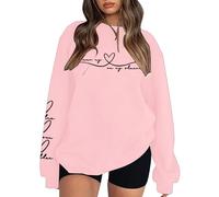 Le Streghe Pullover Donna Invernali Calde Scoperte Interno Rosse sotto Corna Peluche Fronte Giapponese Ciniglia Grandi Slavate Zebrate Sbuffo Spalla Colorati Norvegesi