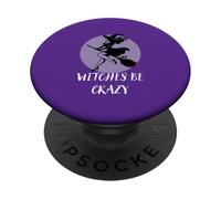 Le streghe sono pazze strega divertente PopSockets PopGrip Adesivo