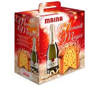 LE STRENNE MAINA MOMENTI MAGICI GRAN PANETTONE 750 GR + CUVEE 75 CL PANDORO