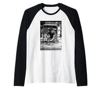 Le Strisce Bianche Jack White Seven Nation Army Andy Willsher Maglia con Maniche Raglan
