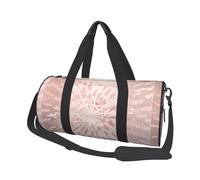 Le strisce dorate con tratti dorati in oro rosa rosa brillano, Borsone da viaggio di grande capacità Borsa rotonda Borsa da viaggio sportiva Borsa da viaggio Borsa da fitness