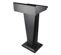 le - Supporto per podio per chiesa e aula regolabile in altezza, facile da montare, rivestito in ferro, 58 x 46 x 118,5 cm, perfetto per presentazioni e lezioni