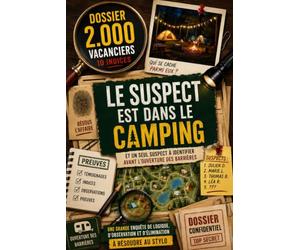 Le suspect est dans le camping: 2 000 vacanciers, 10 indices et un seul suspect à identifier avant l’ouverture des barrières | Une grande enquête de ... et d’élimination à résoudre au stylo