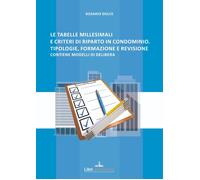 Le tabelle millesimali e i criteri di riparto in condominio. Tipologie, formazio