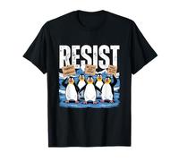 Le tariffe sui pinguini Heard Island Funny Penguin resistono alla tariffa Maglietta