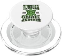 Le tartarughe sono il mio spirito Animali Amante delle tartarughe Calma Natura Vibes PopSockets PopGrip per MagSafe