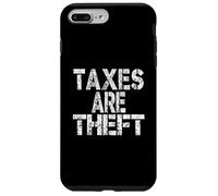 LE TASSE SONO FURTO libertà democrazia libertà governo più piccolo Custodia per iPhone 7 Plus/8 Plus