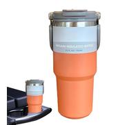 Le tazze da caffè da viaggio e le tazze isolate con le tigri 'automobile possono essere ubriache direttamente o con un beccuccio. Bell Coffee Mug per soddisfare diverse esigenze di consumo di