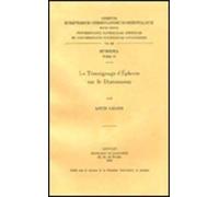 Le Temoignage D'ephrem Sur Le Diatessaron. Subs. 19.