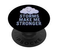 Le tempeste mi rendono più forte PopSockets PopGrip Adesivo
