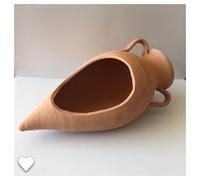 le terrecotte di cassiano fabio anfora a Punta intagliata cm 50 Vaso Terracotta Grezza