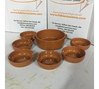 Le Terrecotte di Cassiano Fabio Set 7 Pezzi gnoccata in Ceramica