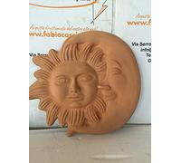 Le Terrecotte di Cassiano Fabio Sole e Luna in Terracotta Gigante