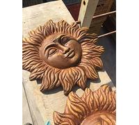 Le Terrecotte di Cassiano Fabio Sole Oro CM 32X32 in Terracotta