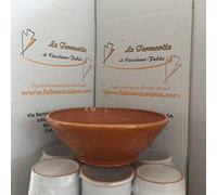Le Terrecotte di Cassiano Fabio SPAGHETTATA CM 30 MANUFATTA CRISTALLINA Scura