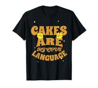 Le Torte Sono Il Mio linguaggio dell’Amore Umorismo Dolci Maglietta