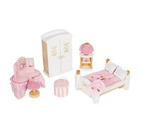 Set di mobili per camera da letto per casa delle bambole
