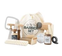 Le Toy Van Set parrucchiere e barbiere, Giocattolo per ruolo 10pz, 3+ anni, Bianco, Legno FSC