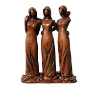 Le Tre Sorelle Scultura - Regalo Amicizia Per Ragazze Per Amicizia | Rappresentazioni Sorellanza - Per Le Donne Amiche Casa Camera Da Letto Soggiorno Libreria Armadio