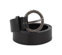 Le Tricot Perugia - Cintura in Pelle Classica - - Accessories - Donna - Grigio - M